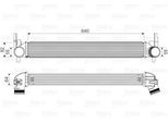 Valeo 818574 - Intercooler Oe 6R0145805 Per A1 (8X), Ibiza (6J, 6P), Toledo Iv (KG3), Fabia Ii (54), Rapid (Nh), Roomster (5J), Polo (6C, 6R)