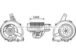 Prasco ST8044 - Motore Soffiatore Oe 6Q1820015G Per A2 (8Z), Cordoba (6L), Ibiza (6L), Ibiza (6J, 6P), Fabia I (6Y), Fabia Ii (54), Roomster (5J), Fox (5Z), Polo (9N), Polo (6C, 6R)