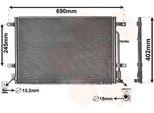 Van Wezel 03005238 - Condensatore Aria Condizionata Oe 8E0260403H Per A4 (8H), A4 (8E), Exeo (3R)