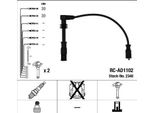 Ngk 2348 - Set Di Cavi Candela Oe 058 905 409 A Per A4 (8D), A6 (4A), A6 (4B), Passat (3B)