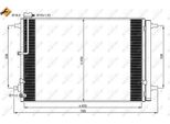 Nrf 350059 - Condensatore Aria Condizionata Oe 4H0260401C Con Essiccatore Per A8 (4H)