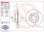 Brembo 09.7131.14 - Oe 701615301F Disco Freno Per T4