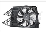 Tyc 837-0054 - Ventola Radiatore Oe 6R0959455 Per A1 (8X), Ibiza (6J, 6P), Fabia Ii (54), Fabia Iii (Nj), Rapid (Nh), Roomster (5J), Polo (6C, 6R)