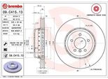 2X Disco Freno Brembo 09.C415.13 Per Bmw Z4 Roadster (E89) 73Mm 348Mm