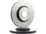 Brembo 09.9772.1X Disco Freno Oe 1K0615301AA Compatibile Con Leon, Ateca, Altea Xl, Altea, Alhambra, Formentor, Tt, Q3, Q2, A3 8Y, A3 8V, A3 8P, A1 8X, Karoq, Kodiaq, Octavia, Superb, Yeti, Arteon, Beetle, Caddy, Cc, Eos, Golf Alltrack, Golf Plus, Golf Sportsvan, Golf V, Golf Vii, Golf Vi, Touran, Tiguan, T-ROC, Sharan, Scirocco, Passat Cc, Passat 3BG, Passat 3B, Passat 3C, Passat Alltrack, Jetta,