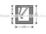Prasco AI4432 - Intercooler Oe 8W0145805 Per A4 (8W), A5 (F5), A6 (4A), A7 (4K)
