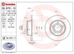 Brembo 08.9751.11 - Oe 4B0615601A Disco Freno Per A6 (4B)