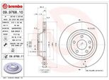 Brembo 09.9768.11 - Oe 8J0615601A Disco Freno Per Tt (8J)
