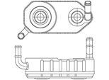 Mahle Clc 177 000S - Radiatore Olio Oe 096409061 Per Ibiza (6K), Alhambra (7V), Cordoba (6K), Toledo I (1L2), Golf Cabriolet (1E), Golf Iii (1H), Corrado (53I), Sharan (7M), T4, Passat (35I), Polo (6V), Vento (1H)