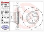 Brembo 09.9355.11 - Disco Freno Oe 34116750267 Per Serie 7 (E65)