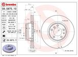 Brembo 09.5875.11 - Disco Freno Oe 34111162093 Per Serie 7 (E38)
