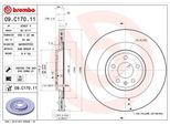 Brembo 09.C170.11 - Disco Freno Oe 4H0615601F Per A6 (4G), A7 (4G), A8 (4H)