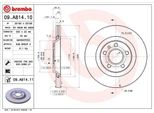 Brembo 09.A814.11 - Oe 8E0615601K Disco Freno Per A4 (8E), A4 (8H)