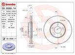 Brembo 09.9589.14 - Disco Freno Oe 1361298 Per Tourneo Connect, Transit Connect