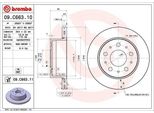 Brembo 09.C663.11 - Disco Freno Oe 1612435780 Per Boxer, Ducato, Jumper