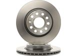 Brembo 09.9167.11 Disco Freno Oe 1K0615301AC Compatibile Con Jetta, Golf Vi, Golf V, Golf Plus, Caddy, Beetle, Yeti, Octavia, Toledo, Leon, Altea Xl, Altea, A3 8P
