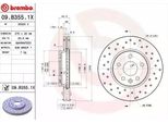 Brembo 09.B355.1X - Disco Freno Oe 13502044 Per Astra J, Aveo (T300), Cruze (J300), Cruze (J305), Cruze (J308)