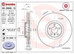 Brembo 09.D899.13 - Disco Freno Oe 34116789069 Per X5 (E70), X5 (F15, F85), X6 (E71), X6 (F16)