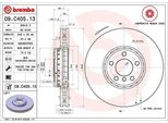 Brembo 09.C405.13 - Disco Freno Oe 34116785669 Per Serie 5 (F10), Serie 5 (F11), Serie 5 Gt (F07), Serie 6 (F06), Serie 6 (F12), Serie 6 (F13), Serie 7 (F01)
