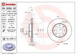 Brembo 09.3090.20 - Disco Freno Oe 96574633 Per Aveo (T200), Aveo (T250, T255), Spark (M300)