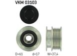 Skf Vkm 03103 - Oe 038 903 119 Q Puleggia Di Rinvio Per Arosa (6H), Polo (6N), Lupo (6E1, 6X1)