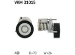 Skf Vkm 31015 Rullo Tenditore, Cinghia Trapezoidale Dentata Oe 030145299C Compatibile Con Golf Iii, Golf Iv, A2, Altea, Altea Xl, Arosa, Cordoba, Ibiza, Inca, Leon, Toledo, Fabia, Felicia, Octavia, Roomster, Bora, Caddy, Fox, Golf Plus, Golf V, Golf Vi, Lupo, New Beetle, Polo 6N, Polo 9N, Polo 6V, Polo 6R, Vento