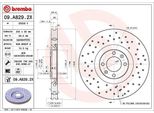 Brembo 09.A829.2X - Disco Freno Oe 1611841480 Per 308 Cc (4B), 308 I, DS4, DS5, DS5 (Kf)