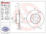 Brembo 09.9614.14 - Disco Freno Oe 4246L2 Per Boxer