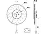 Nrf 47931 - Ventola Radiatore Oe 8W0959455A Per A4 (8W), A5 (F5), A6 (4A), A7 (4K), A8 (4N), Q7 (4M), Q8 (4M), Touareg (CR7, RC8)