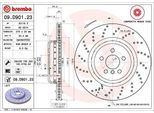 Brembo 09.D901.23 - Disco Freno Oe 34216878179 Per Serie 5 (F90, G30), Serie 5 (G31), Serie 6 Gt (G32), Serie 7 (G11, G12)