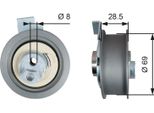 Gates T43242 - Oe 06A 109 243 A Puleggia Tendicinghia, Cinghia Di Distribuzione Per A4 (8D), A4 (8E), A4 (8H), A6 (4B), Exeo (3R)