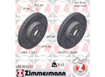 Zimmermann 400.3653.53 - Disco Freno Per Classe C (W204), Classe C (C204), Classe C (S204), Classe E (W212), Classe E (A207), Classe E (C207), Classe E (S212), Slc (R172), Slk (R172)