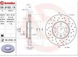 Brembo 09.9165.1X - Disco Freno Oe 95526645 Per Signum (Z03), Vectra C (Z02)