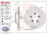 Brembo 09.D933.11 - Disco Freno Oe 99135140402 Per 911 (991)