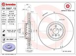 Brembo 09.D897.13 - Disco Freno Oe 34116887397 Per Serie 7 (G11, G12), Serie 8 (F91, G14), Serie 8 (F92, G15), Serie 8 (F93, G16), X4 (F98, G02), X5 (F95, G05), X5 (G05), X6 (F96, G06), X7 (G07)