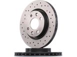 Brembo 09.5802.2X Disco Freno Oe 6001548578 Compatibile Con Twingo, Thalia, Sandero, Megane, Logan, Kangoo, Clio, Kubistar
