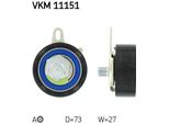 Skf Vkm 11151 - Oe 059 109 243 F Puleggia Tenditore, Cinghia Di Distribuzione Per A4 (8D), A4 (8E), A4 (8H), A6 (4B), A8 (4D), Superb I (3U), Passat (3B)