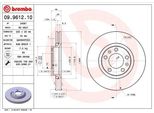 Brembo 09.9612.10 - Disco Freno Oe 4246F4 Per 605 (6B)
