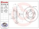Brembo 08.A730.20 - Disco Freno Oe 6C112A097AB Per Transit