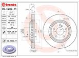 Brembo 09.E232.11 - Disco Freno Oe 45251TK8A02 Per Odyssey