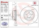 2X Disco Freno Brembo 09.C403.13 Per Bmw 1 Coupé (E82) 1 Cabrio (E88) 73Mm