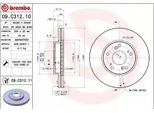 Brembo 09.C312.11 - Disco Freno Oe 45251TV0E00 Per Civic Ix, Civic Viii