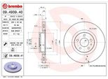 Brembo 09.4939.41 - Disco Freno Oe 51884303 Per 500L (351, 352)