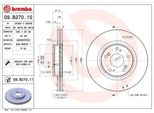 Brembo 09.B270.11 - Disco Freno Oe 45251TL1G00 Per Accord Viii