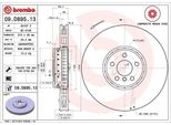 Brembo 09.D895.13 Disco Freno Oe 34106880077 Compatibile Con X7, X6, X5, Serie 8 F93, Serie 8 F92, 8 F91, 7 G11, 6 G32, 5 G31, 5 G30, 4 G22, 3 G20