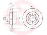 Brembo 08.B027.11 - Oe 584112C000 Disco Freno Per Coupé (Gk), Tiburon