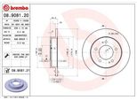 Brembo 08.9081.21 - Disco Freno Oe 584111P300 Per Ix20 (Jc), Venga (Yn)