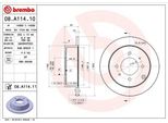 Brembo 08.A114.11 - Disco Freno Oe 5841138300 Per Magentis, Matrix (Fc), Sonata Iv (Ef)