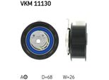 Skf Vkm 11130 Puleggia Tendicinghia, Cinghia Dentata Oe 038109243N Compatibile Con A3 8L, Cordoba, Ibiza, Inca, Leon, Toledo, Fabia, Octavia, Bora, Caddy, Golf Iv, New Beetle, Polo 9N, Polo 6V