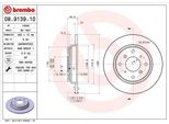 Brembo 08.9139.10 - Disco Freno Oe 42510SD4000 Per Accord Iv, Prelude
